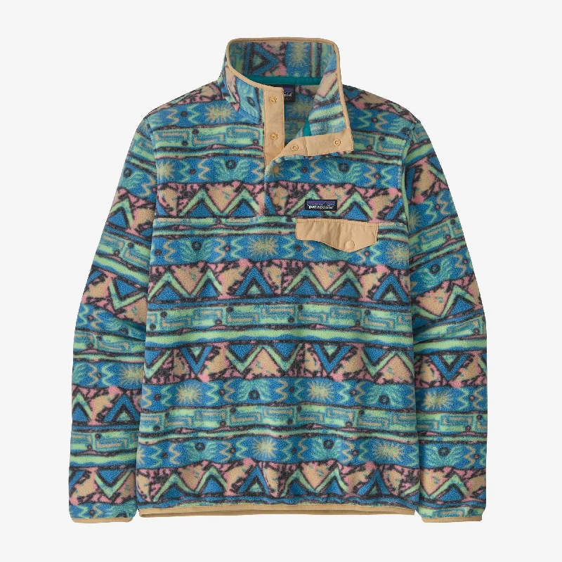 Polar Mujer Lightweight Synchilla® Snap-T® Fleece Pullover Chunky Knit Pullover