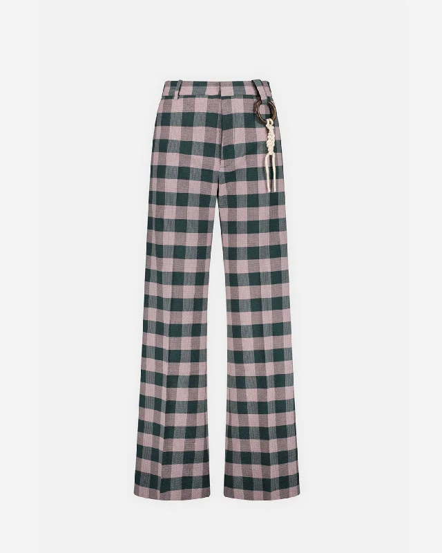 Vichy Golden Trouser Trousers Satin Smooth