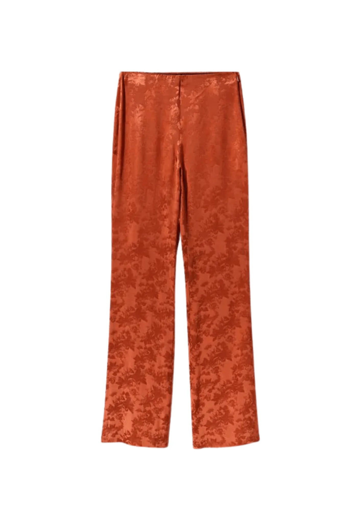 BROWN JACQUARD TROUSERS Trousers Travel Practical
