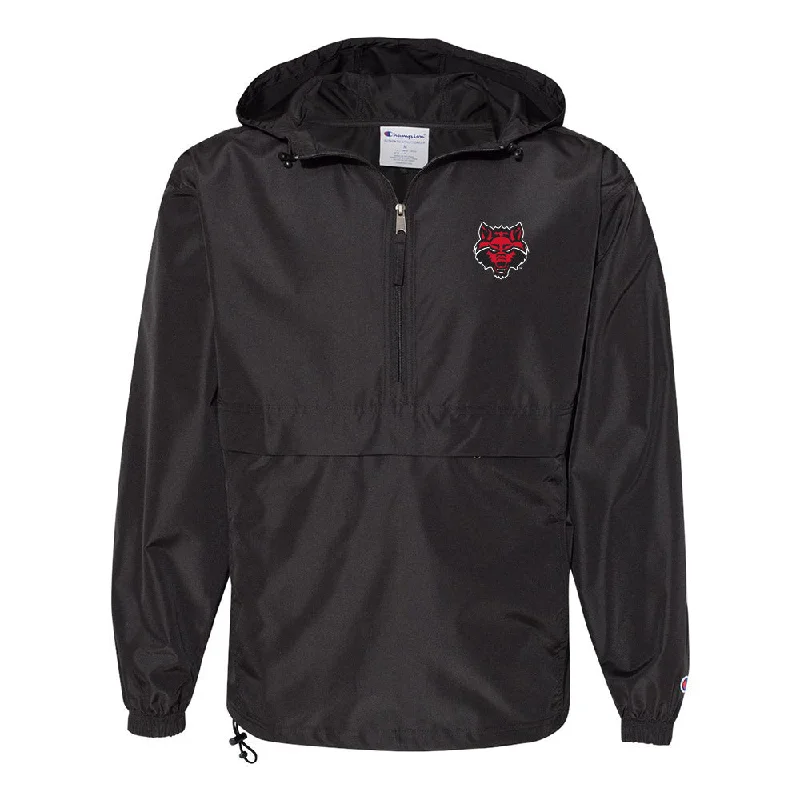 Arkansas State - NCAA Women's Track & Field : Keniya Simpson - Quarter Zip Jacket Quilted Jacket Puffer Jacket Insulated Jacket Arkansas State - NCAA Women's Track & Field : Keniya Simpson - Quarter Zip Jacket Quilted Jacket Puffer Jacket Insulated Jacket