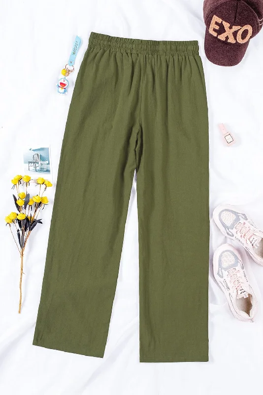 Stylish Wide Leg Trousers Trousers Polka Dot Cute