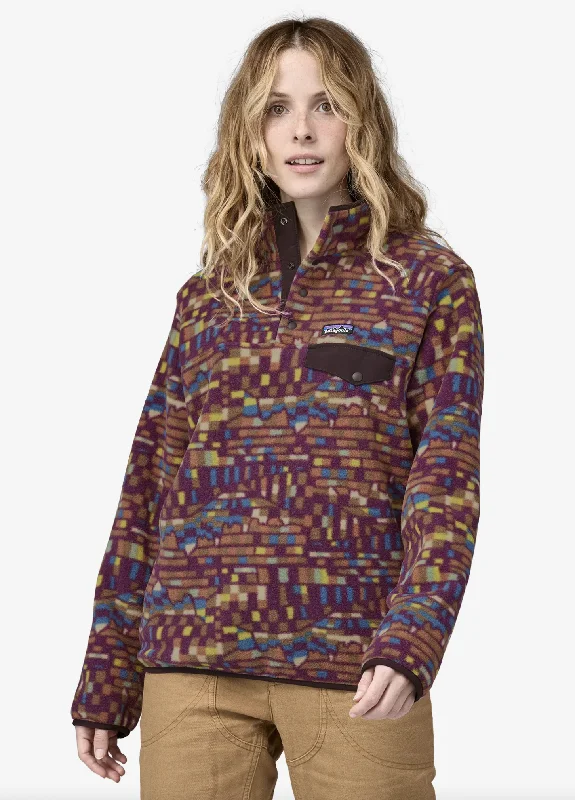 Patagonia Womens Lightweight Synchilla Snap-T Pullover Deep Neck Pullover