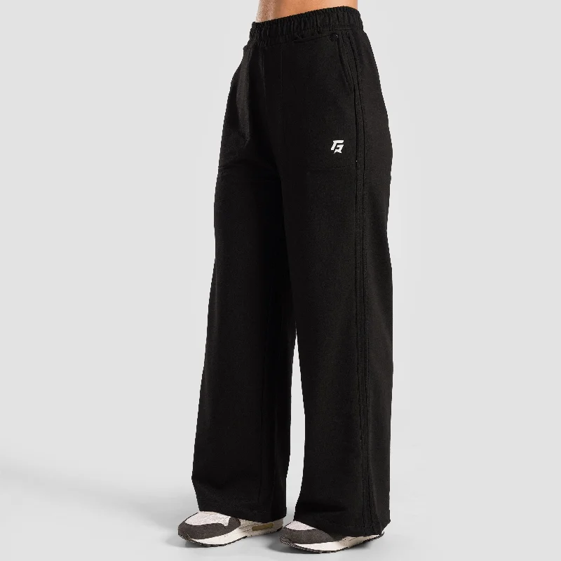 Fore Active Trousers (Black) High Waist Slim Fit Ankle Length