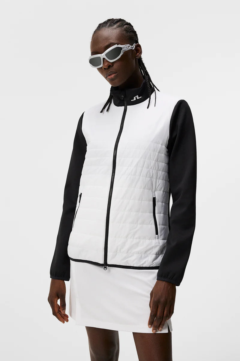 J.LINDEBERG WOMEN MARTINA QUILT HYBRID JACKET Striped Jacket Polka Dot Jacket Floral Jacket J.LINDEBERG WOMEN MARTINA QUILT HYBRID JACKET Striped Jacket Polka Dot Jacket Floral Jacket