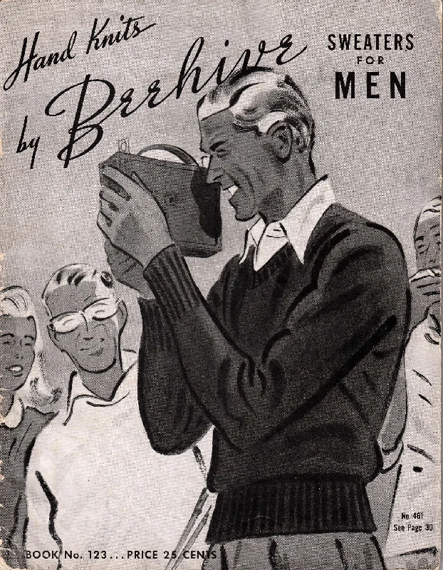1942 Original Hand Knits by Beehive Sweaters for Men Terry Terry Cloth Terry Knit