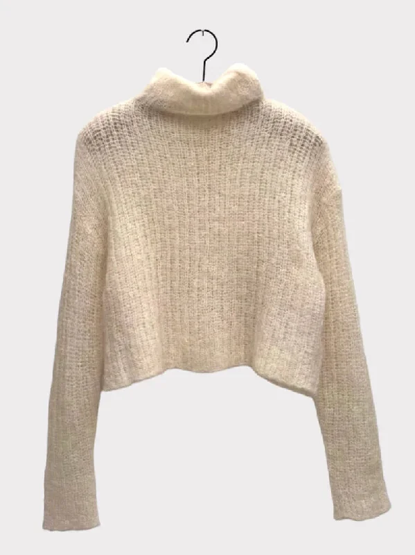 Topper Sweater in Cream Buff Lightweight Heavyweight Midweight