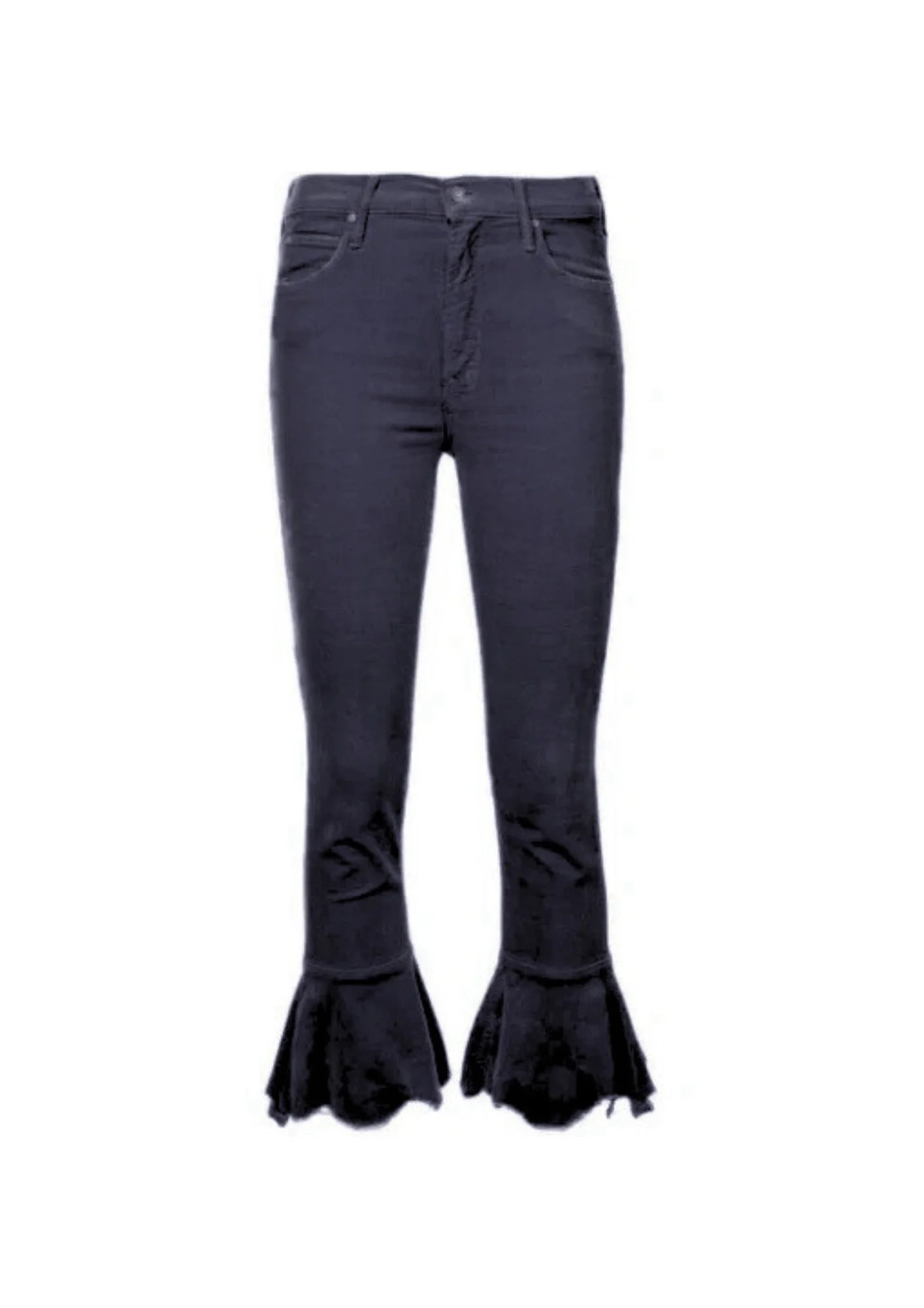 NAVY CHA CHA CHEW CORDUROY TROUSERS Trousers Culottes Wide Leg