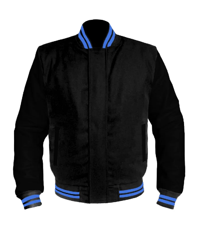 Original American Varsity Black Leather Sleeve Letterman College Baseball Women Wool Jackets #BSL-BLSTR-BZ Notch Collar Peter Pan Collar Cowl Neck Original American Varsity Black Leather Sleeve Letterman College Baseball Women Wool Jackets #BSL-BLSTR-BZ Notch Collar Peter Pan Collar Cowl Neck