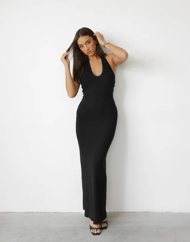 Arwen Maxi Dress (Black)