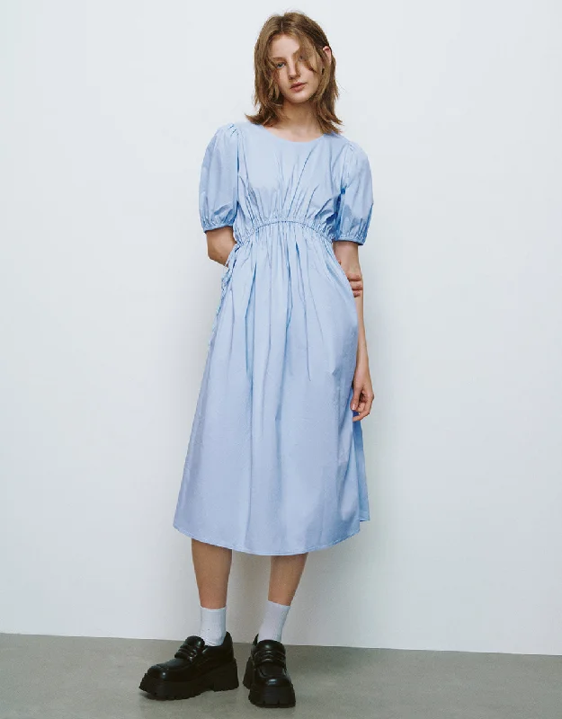 Crew Neck A-Line Dress