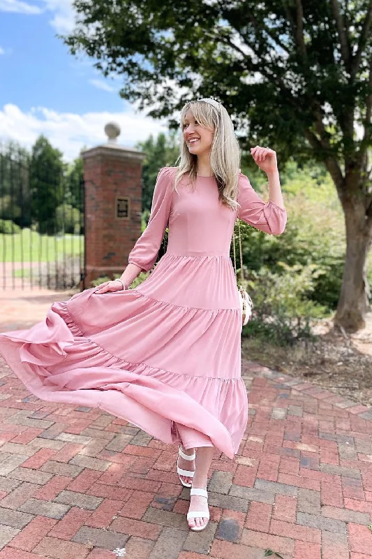 Marbella Pink Maxi Dress