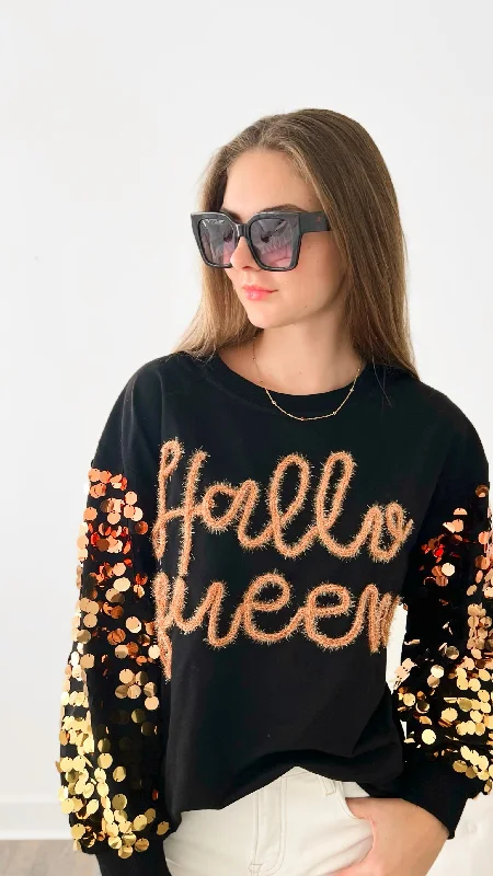 ""Hallow Queen"" Sequin Sweater