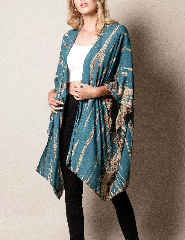 Tie-Dye Shibori Wrap - Teal