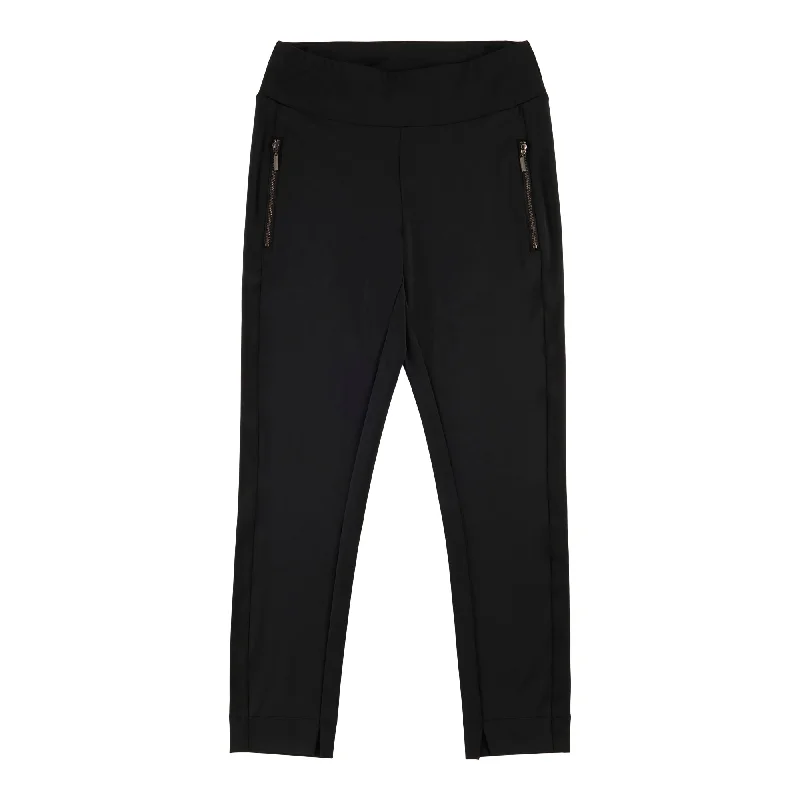 lily morgan Women's Skinny Pants with Zipper Pockets