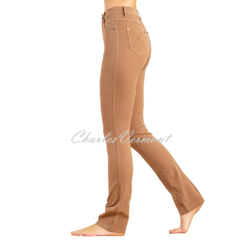 Marble Full Length Straight Leg Jean - Style 2403-208 (Tobacco)