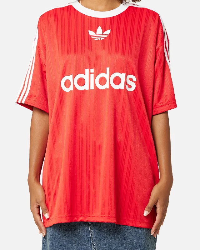 Adidas Adicolour T-Shirt Better Scarlet/White