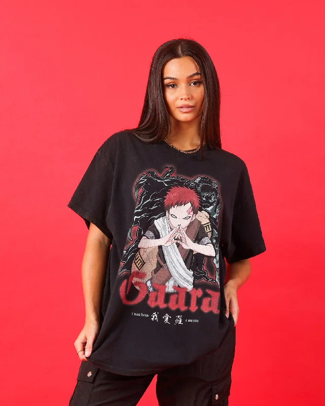 Goat Crew X Naruto Gaara Vintage T-Shirt Black Wash