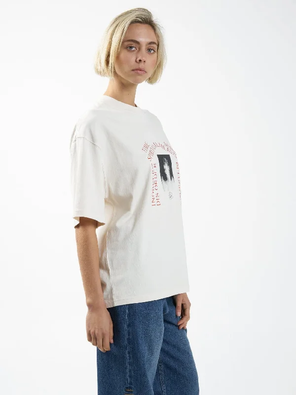 Healing Delusions Oversized Tee - Heritage White