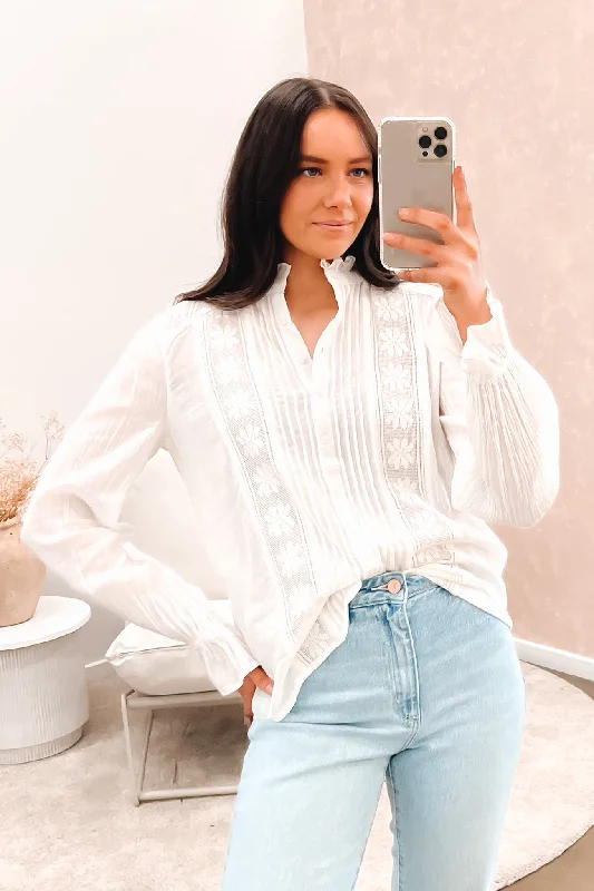 Louisa Top White