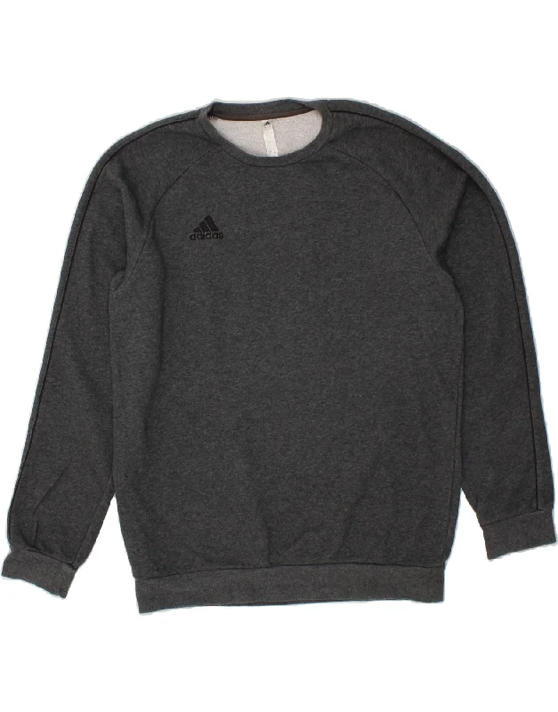 ADIDAS Mens Sweatshirt Jumper Large Grey Cotton