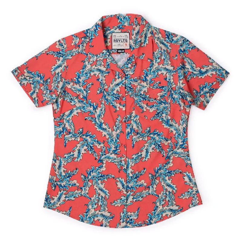 20,000 Leaves Under the Sea – Women's KUNUFLEX Short Sleeve Shirt